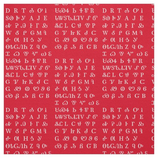 Cherokee Schreibens-Muster-Gewebe Stoff (Muster)