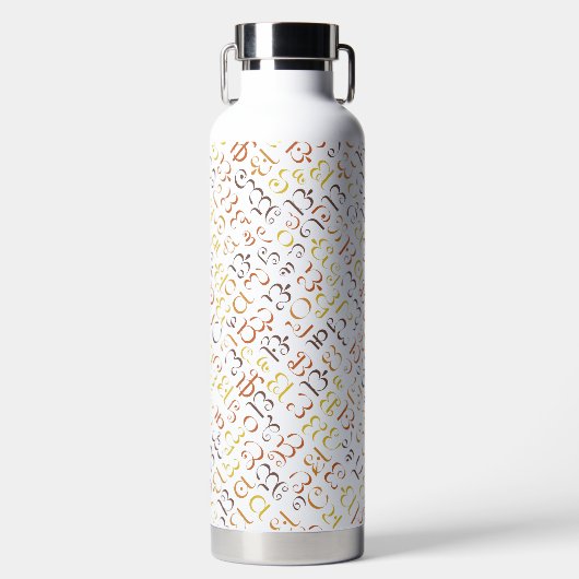 Cherokee schriftlich trinkflasche (Vorderseite)