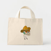 Cherokee Skull Beach Bag Mini Stoffbeutel (Vorne)