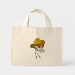 Cherokee Skull Beach Bag Mini Stoffbeutel