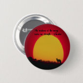 Cherokee Sprichwort Button (Vorne & Hinten)