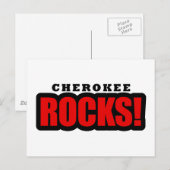 Cherokee, Stadtdesign von Alabama Postkarte (Vorne/Hinten)