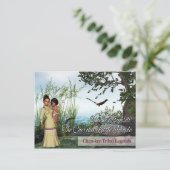 Cherokee-Stammeslegende: Die kleinen Leute Postkarte (Stehend Vorderseite)