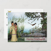 Cherokee-Stammeslegende: Die kleinen Leute Postkarte (Vorne/Hinten)