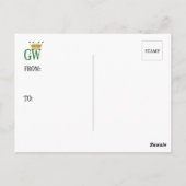 Cherokee-Stammeslegende: Hirsche (Hirsche) Postkarte (Rückseite)