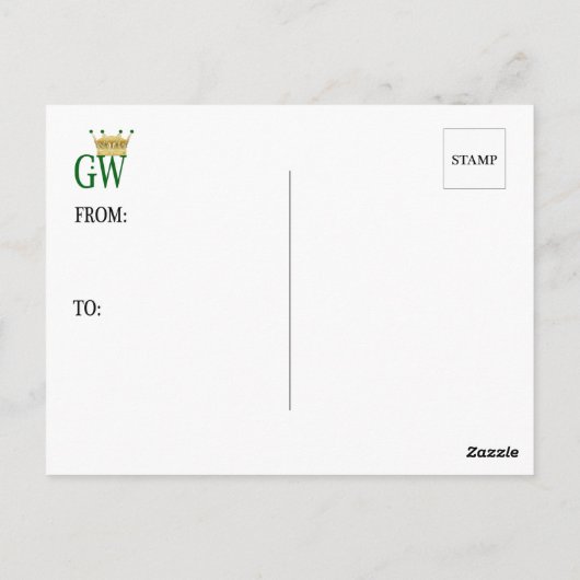 Cherokee-Stammeslegende: Hirsche (Hirsche) Postkarte (Rückseite)