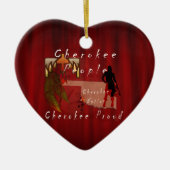 Cherokee stolzes keramik ornament (Vorne)