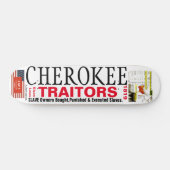 CHEROKEE TRAITORS Skateboard (Horizontal)