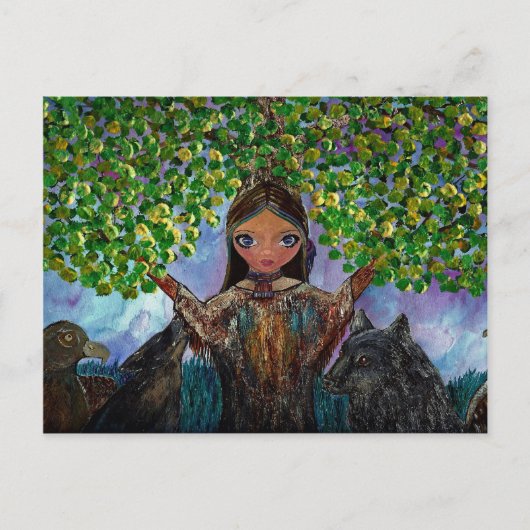 Cherokee Tree Postkarte (Vorderseite)