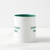 Cherokee Typografie Spirit Tasse (Zentrum)
