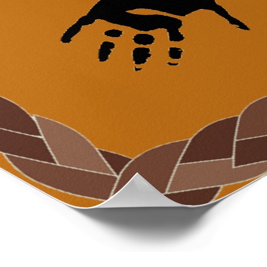 Cherokee Vier Richtungen Poster (Ecke)