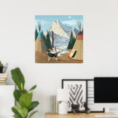 Cherokee Village Print Poster (Heimbüro)