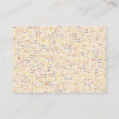 Cherokee Visitenkarte (Rückseite)