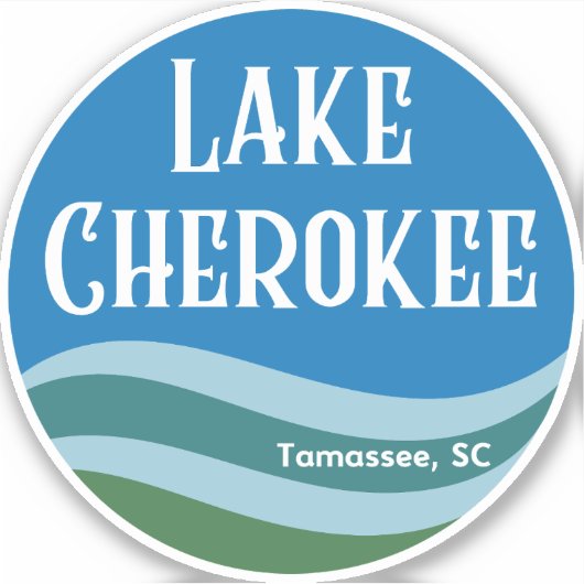 Cherokee Waves Sticker (Vorderseite)