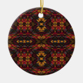 Cherokee Weihnachtsverzierung Keramik Ornament (Vorne)