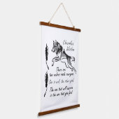 Cherokee Wisdom Wandteppich Mit Holzrahmen (Gewinkelt)