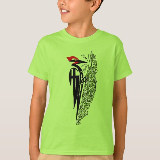 Cherokee Woopecker (Dalala) - das T-Stück des T-Shirt (Vorderseite)