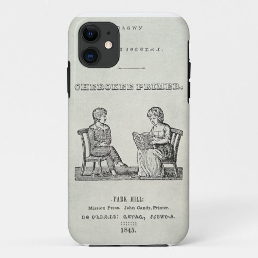Cherokee Zündkapsel, 1845 (Stich) Case-Mate iPhone Hülle (Rückseite)