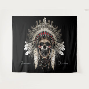 Cherokus Indianerstämme Wandteppich