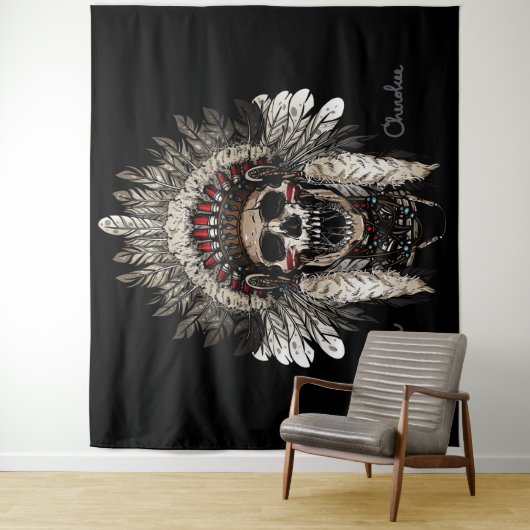 Cherokus Indianerstämme Wandteppich (Beispiel)