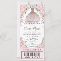 Cheroms Blush Dress Quinceañera VIP Ticket