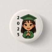 Cherrful 2025 Graduate Button (Vorderseite)