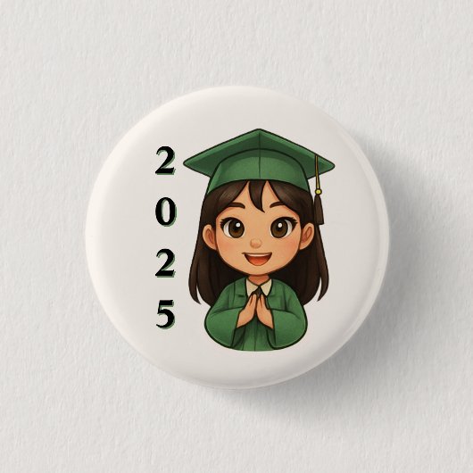 Cherrful 2025 Graduate Button (Vorderseite)
