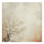 Cherrie Tree Old Photo Graphic Design Poster (Vorderseite)