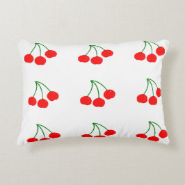 Cherries Accent Pillow Dekokissen