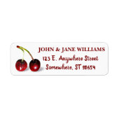Cherries Address Label (Vorne)