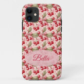 Cherries and Bows Coquette ästhetische iPhone Gehä Case-Mate iPhone Hülle (Rückseite)