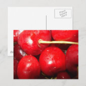 Cherries Art Foto Postkarte (Vorne/Hinten)