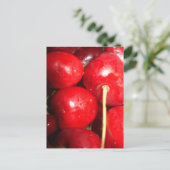 Cherries Art Foto Postkarte (Stehend Vorderseite)