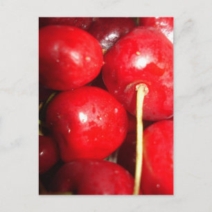Cherries Art Foto Postkarte