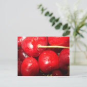 Cherries Art Foto Postkarte (Stehend Vorderseite)