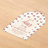 Cherries Baby Dusche Acryleinladungen (Ablage )