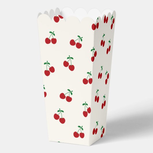 Cherries Baby Dusche Geschenkschachtel (Rückseite)