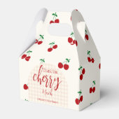 Cherries Baby Dusche Geschenkschachtel (Vorderseite)