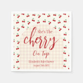 Cherries Baby Dusche Serviette (Vorderseite)