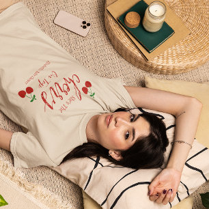 Cherries Baby Dusche T-Shirt