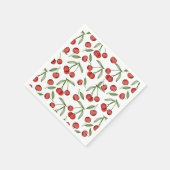 Cherries Birthday Party Baby Brautparty Serviette (Ecke)