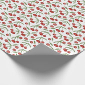 Cherries Birthday Party Dusche Geschenkpapier (Ecke)