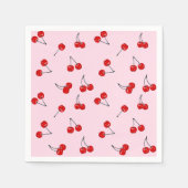 Cherries Birthday Party Serviette (Vorderseite)