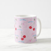 Cherries bisou bisou kaffeetasse (VorderseiteRechts)