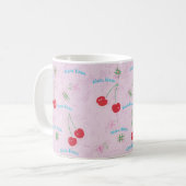 Cherries bisou bisou kaffeetasse (Vorderseite Links)