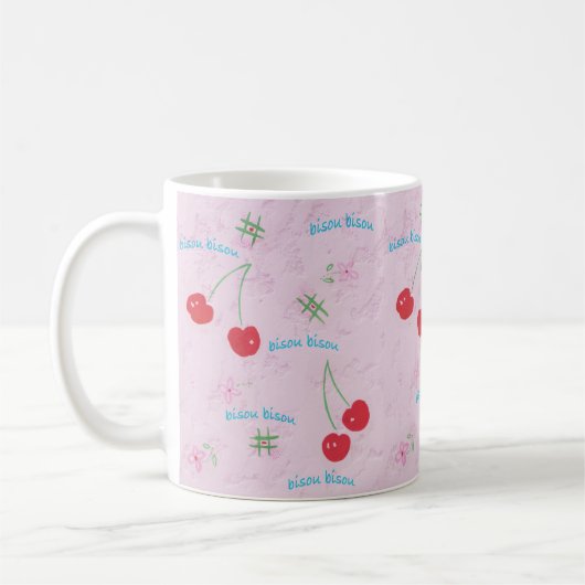 Cherries bisou bisou kaffeetasse (Links)