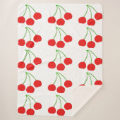 Cherries Blanket Sherpadecke (Vorderseite)
