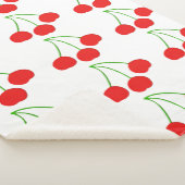 Cherries Blanket Sherpadecke (3/4)