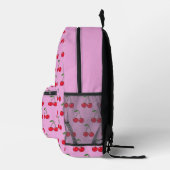 Cherries Bombs Pink Bedruckter Rucksack (Rechts)
