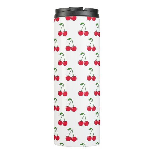 Cherries Bombs red Thermosbecher (Rückseite)